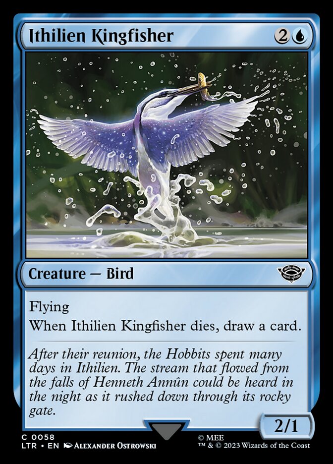 Magic the Gathering Card - Ithilien Kingfisher - MTG Circle