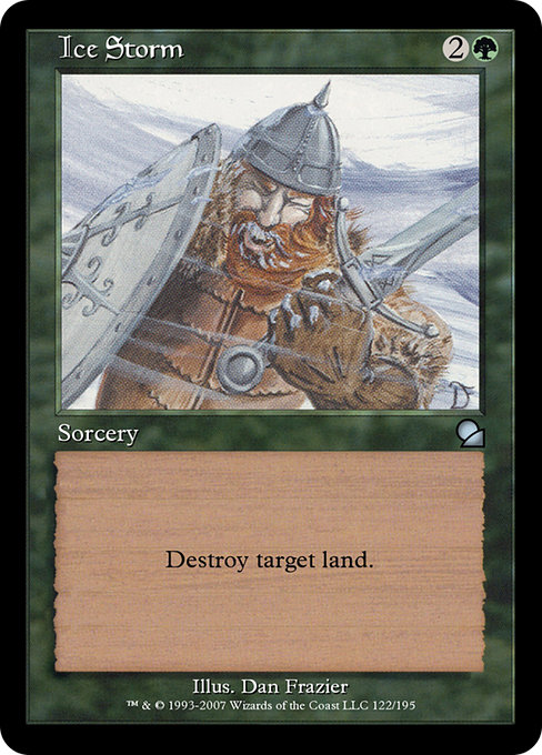 Magic the Gathering Card - Ice Storm - MTG Circle