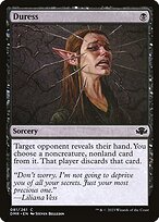 Magic the Gathering Card - Duress - MTG Circle