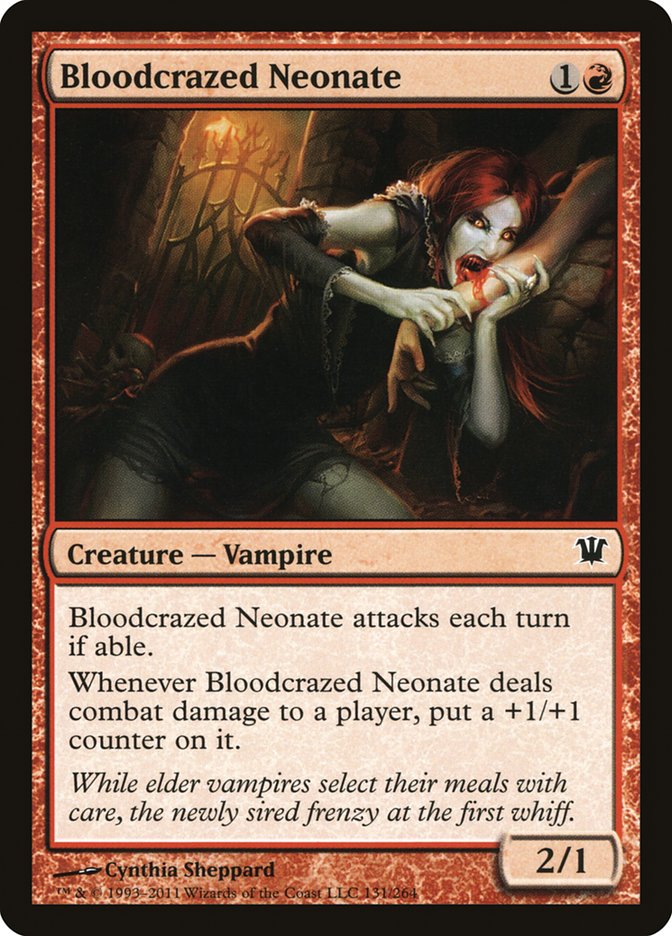 Magic the Gathering Card - Bloodcrazed Neonate - MTG Circle