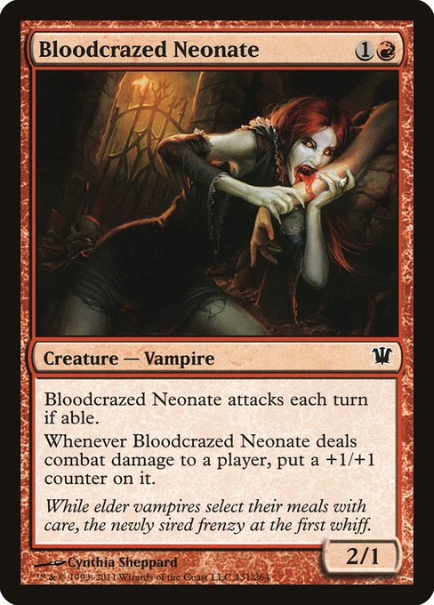 Magic the Gathering Card - Bloodcrazed Neonate - MTG Circle