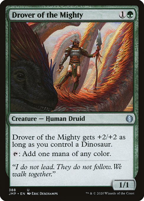 Magic the Gathering Card - Drover of the Mighty - MTG Circle