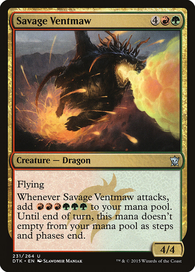 Magic the Gathering Card - Savage Ventmaw - MTG Circle