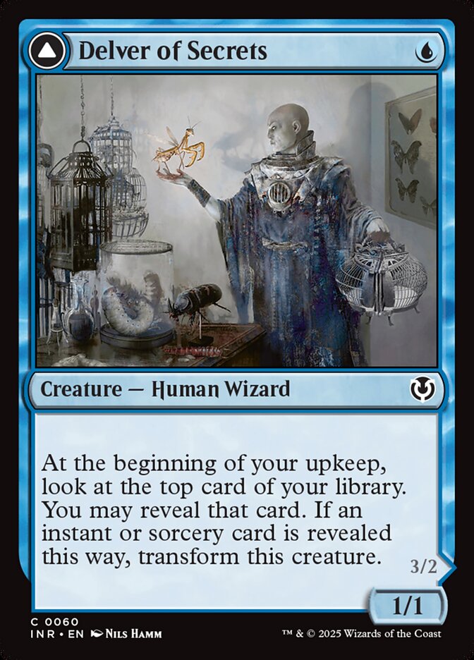 Magic the Gathering Card - Delver of Secrets - MTG Circle