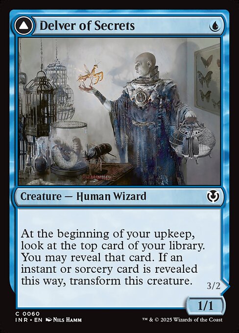 Magic the Gathering Card - Delver of Secrets - MTG Circle