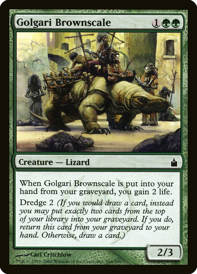 Magic the Gathering Card - Golgari Brownscale - MTG Circle