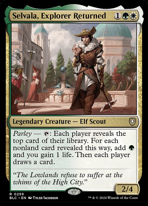 Magic the Gathering Card - Selvala, Explorer Returned - MTG Circle