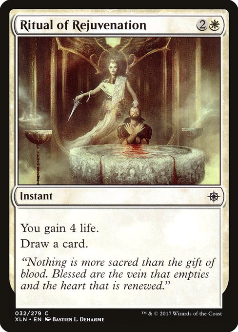 Magic the Gathering Card - Ritual of Rejuvenation - MTG Circle