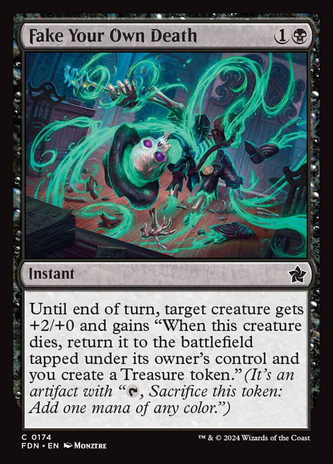 Magic the Gathering Card - Fake Your Own Death - MTG Circle
