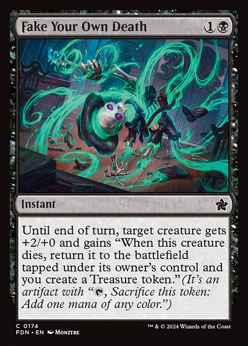 Magic the Gathering Card - Fake Your Own Death - MTG Circle