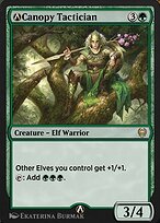 Magic the Gathering Card - A-Canopy Tactician - MTG Circle