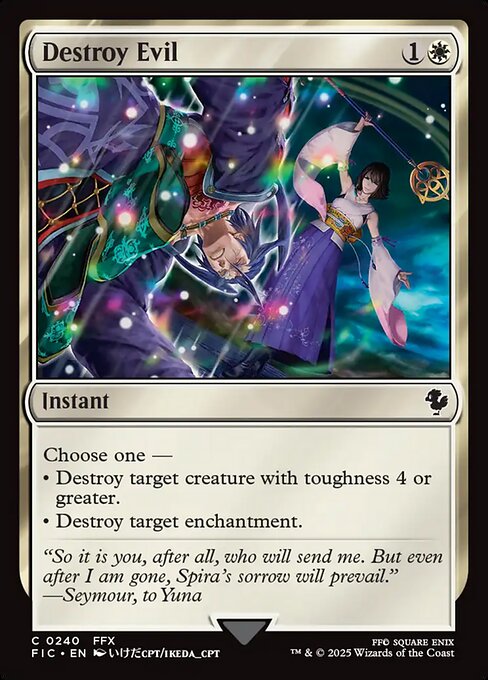 Magic the Gathering Card - Destroy Evil - MTG Circle
