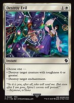 Magic the Gathering Card - Destroy Evil - MTG Circle