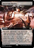 Magic the Gathering Card - Desecrate Reality - MTG Circle