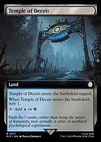 Magic the Gathering Card - Temple of Deceit - MTG Circle