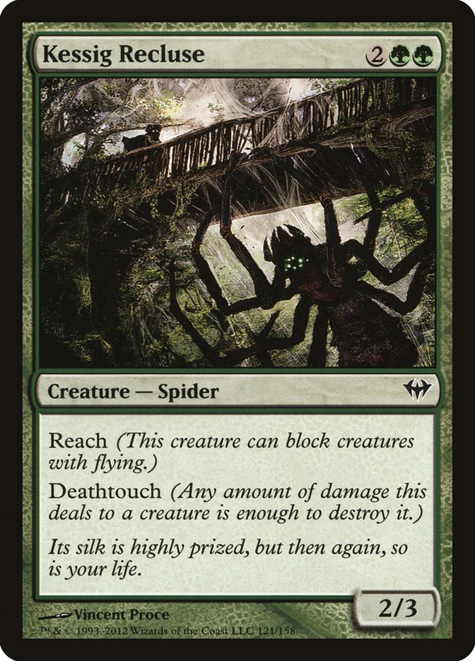 Magic the Gathering Card - Kessig Recluse - MTG Circle