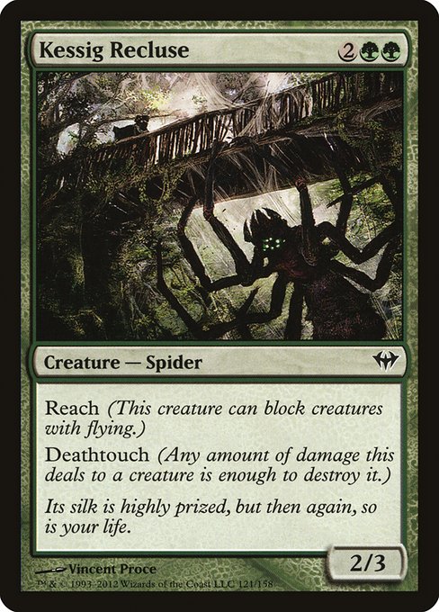 Magic the Gathering Card - Kessig Recluse - MTG Circle