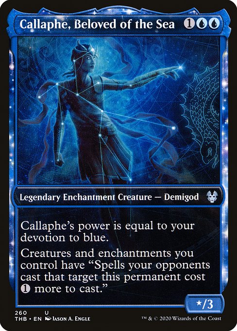 Magic the Gathering Card - Callaphe, Beloved of the Sea - MTG Circle