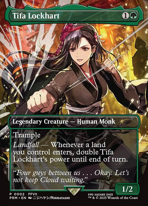 Magic the Gathering Card - Tifa Lockhart - MTG Circle