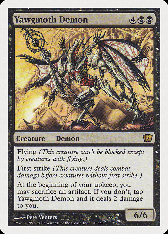 Magic the Gathering Card - Yawgmoth Demon - MTG Circle