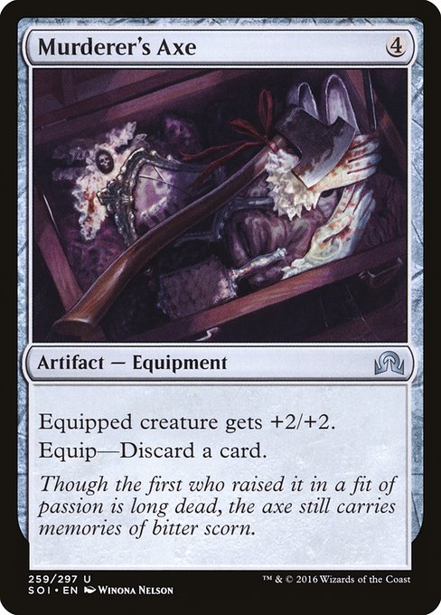 Magic the Gathering Card - Murderer's Axe - MTG Circle