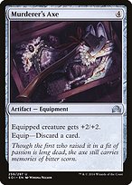Magic the Gathering Card - Murderer's Axe - MTG Circle