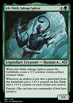 Magic the Gathering Card - Ich-Tekik, Salvage Splicer - MTG Circle