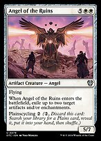 Magic the Gathering Card - Angel of the Ruins - MTG Circle