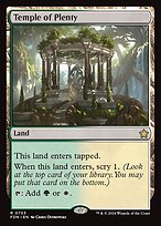 Magic the Gathering Card - Temple of Plenty - MTG Circle