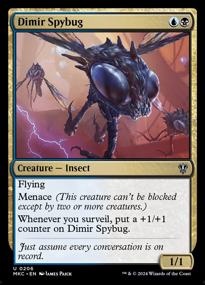 Magic the Gathering Card - Dimir Spybug - MTG Circle