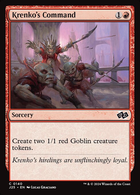 Magic the Gathering Card - Krenko's Command - MTG Circle