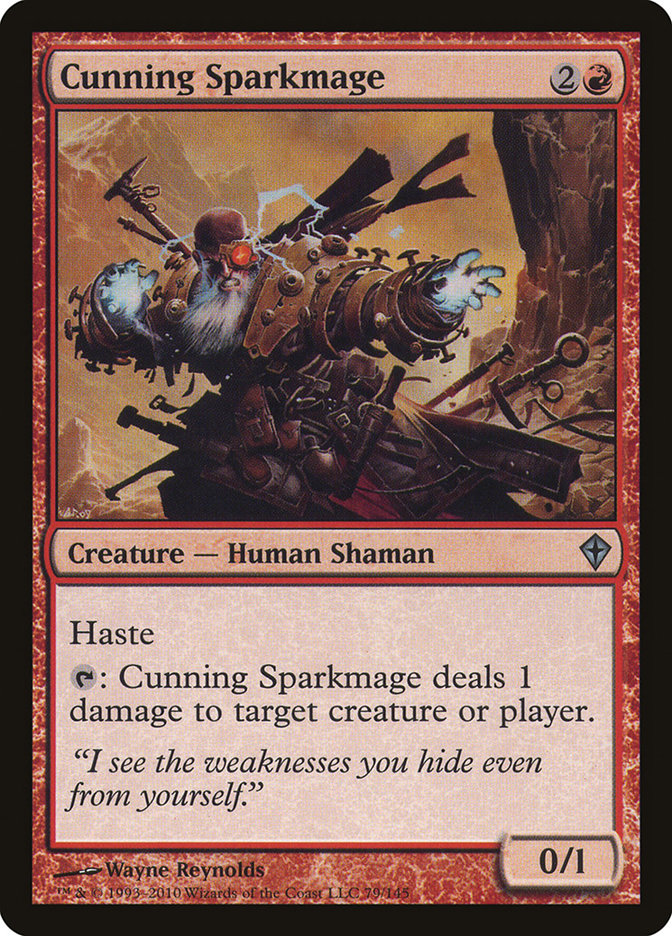 Magic the Gathering Card - Cunning Sparkmage - MTG Circle