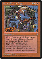 Magic the Gathering Card - Curse of Marit Lage - MTG Circle