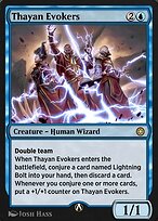 Magic the Gathering Card - Thayan Evokers - MTG Circle