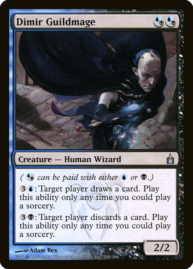 Magic the Gathering Card - Dimir Guildmage - MTG Circle