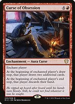 Magic the Gathering Card - Curse of Obsession - MTG Circle