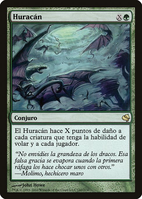 Magic the Gathering Card - Hurricane - MTG Circle