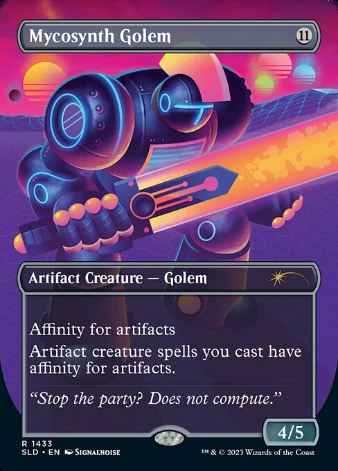 Magic the Gathering Card - Mycosynth Golem - MTG Circle