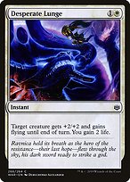Magic the Gathering Card - Desperate Lunge - MTG Circle