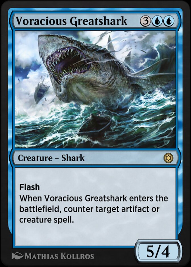 Magic the Gathering Card - Voracious Greatshark - MTG Circle