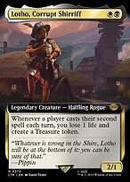Magic the Gathering Card - Lotho, Corrupt Shirriff - MTG Circle