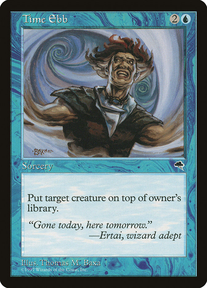 Magic the Gathering Card - Time Ebb - MTG Circle