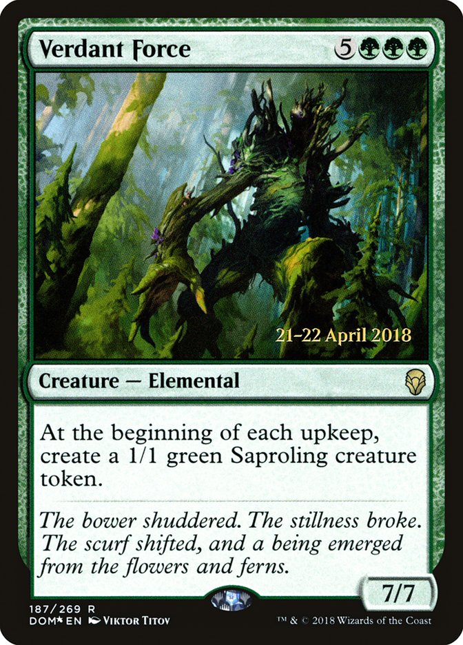 Magic the Gathering Card - Verdant Force - MTG Circle