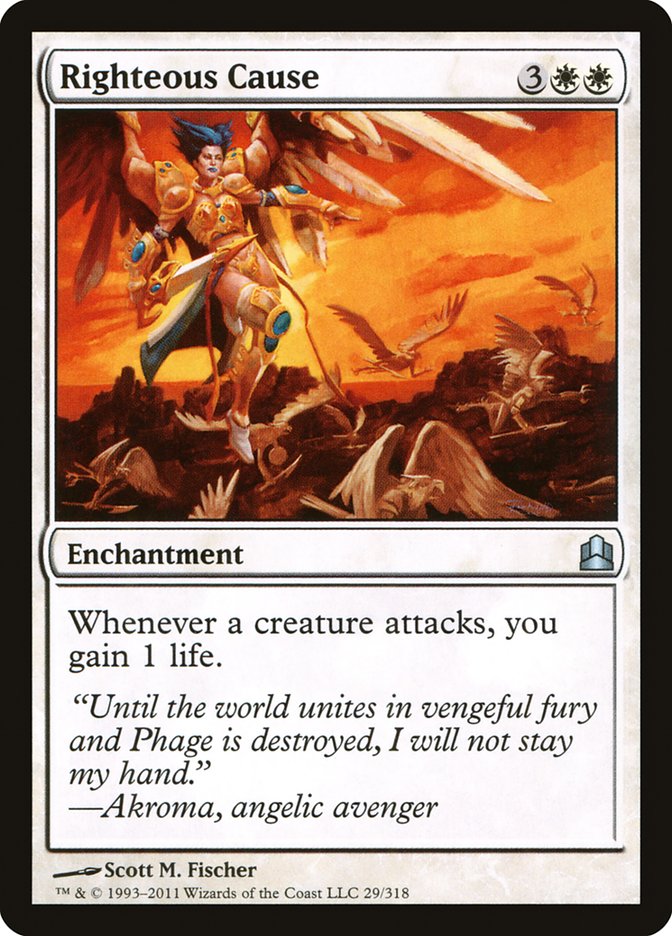 Magic the Gathering Card - Righteous Cause - MTG Circle