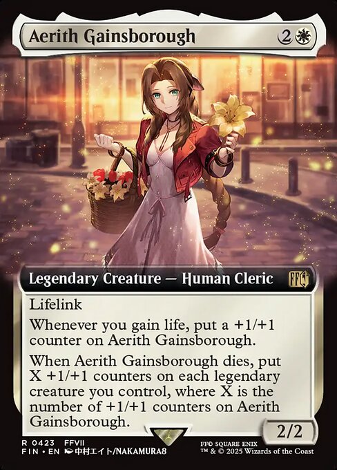 Magic the Gathering Card - Aerith Gainsborough - MTG Circle