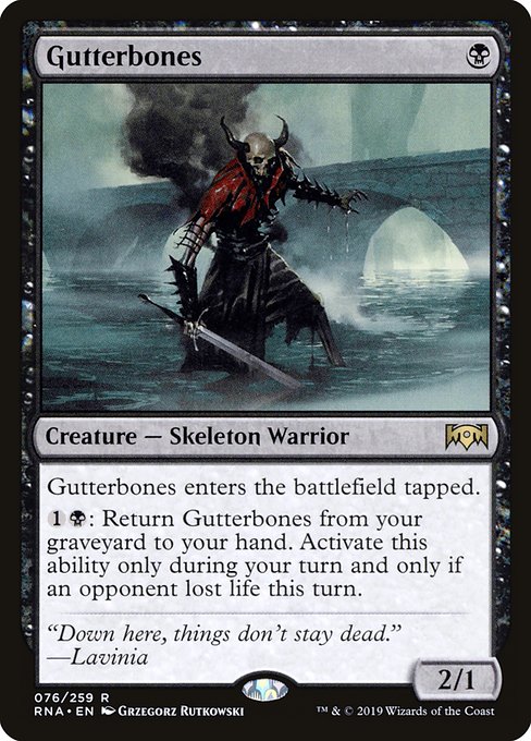 Magic the Gathering Card - Gutterbones - MTG Circle