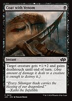 Magic the Gathering Card - Coat with Venom - MTG Circle