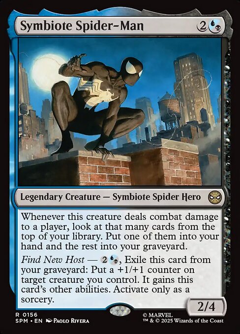 Magic the Gathering Card - Symbiote Spider-Man - MTG Circle