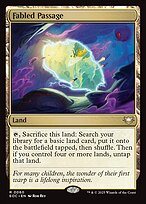 Magic the Gathering Card - Fabled Passage - MTG Circle