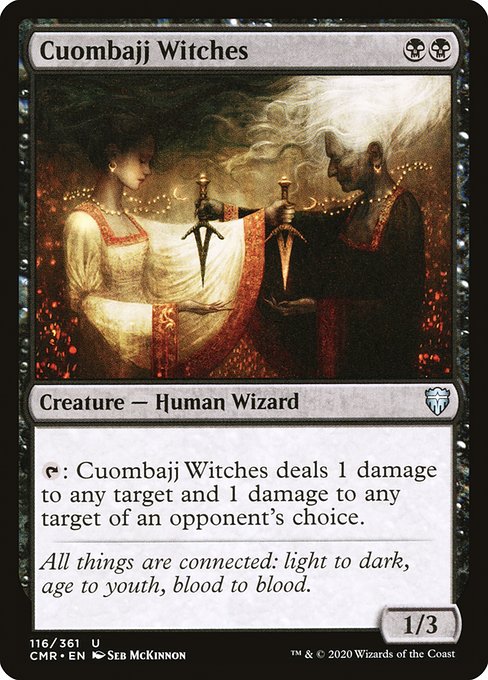 Magic the Gathering Card - Cuombajj Witches - MTG Circle